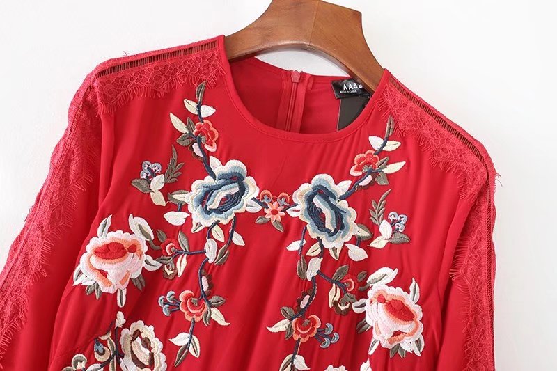 BM70315 Europe Fashion Dress Red 