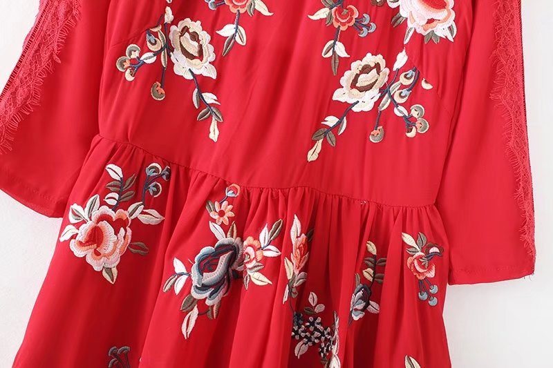 BM70315 Europe Fashion Dress Red 