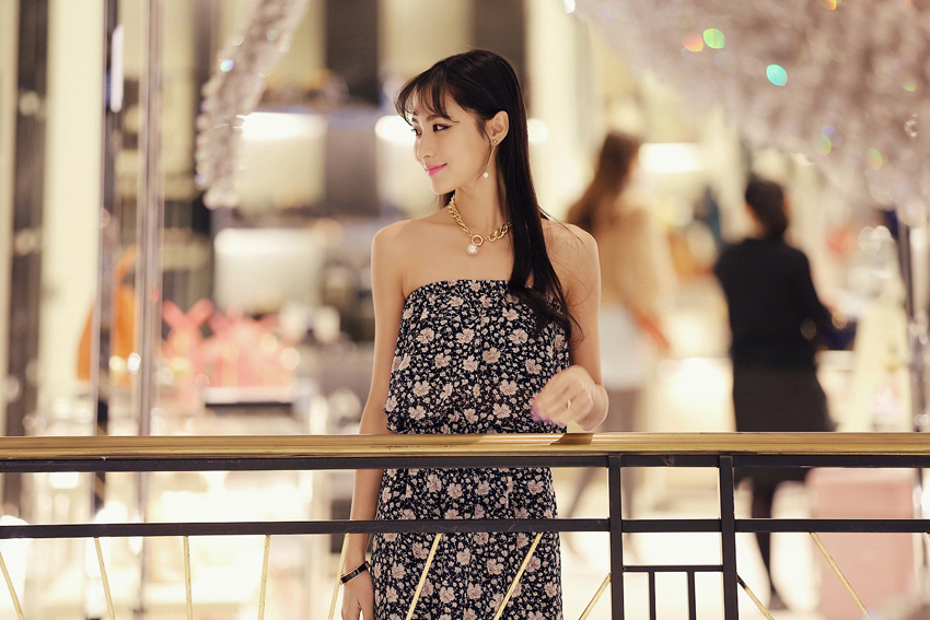 BM70320 Fashion Tube Dress As Picture