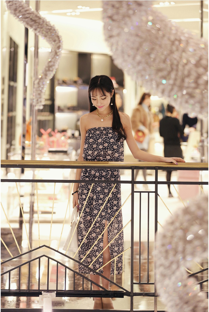 BM70320 Fashion Tube Dress As Picture