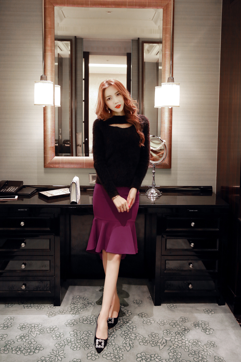 BM70323 Charming Mermaid Skirt Purple