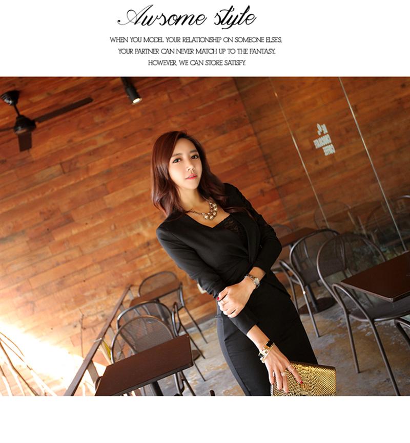BM70324 Fashion OL Dress Black