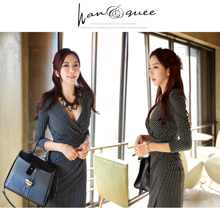 BM70325 Stylish OL Dress As Picture