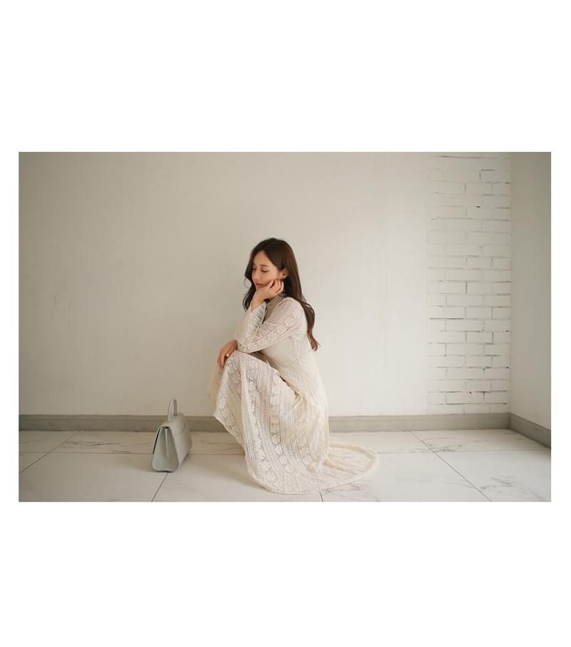 BM70329 Elegant Lace Dress As Picture