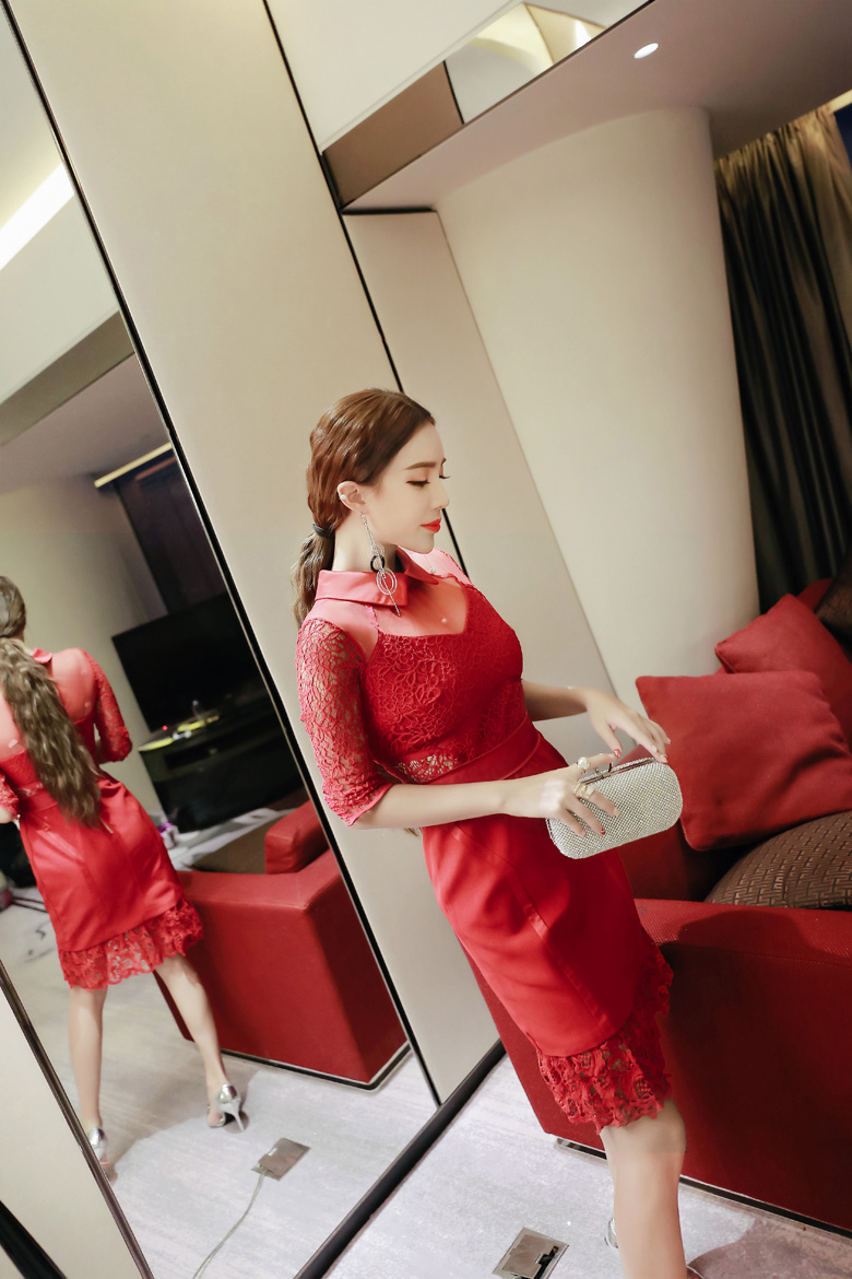 BM70336 Charming Dress Red