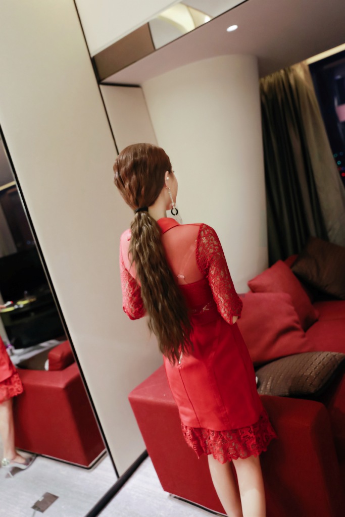 BM70336 Charming Dress Red