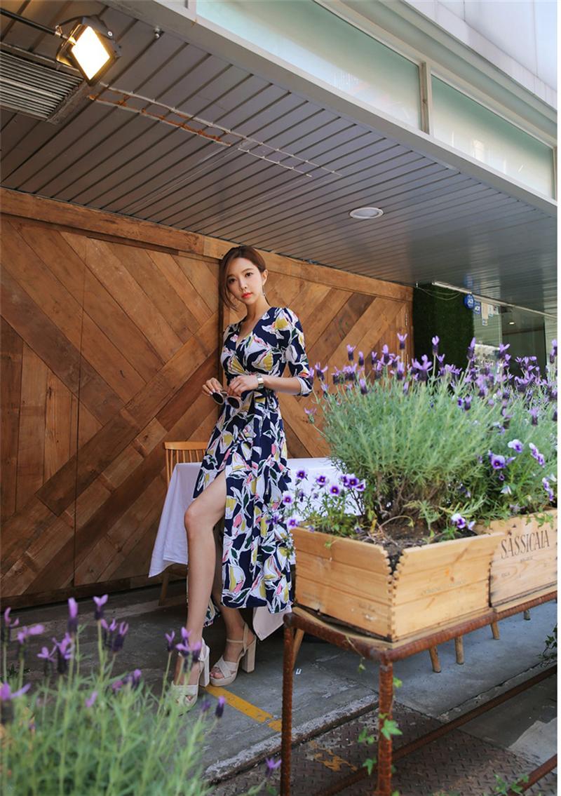 BM70338 Elegant Maxi Dress As Picture