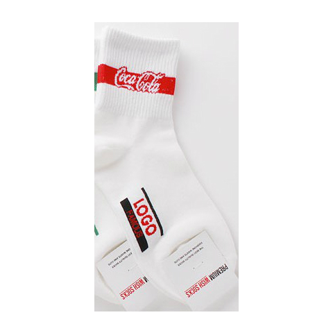 SJNJ023BD - Crew Socks (Coca Cola)
