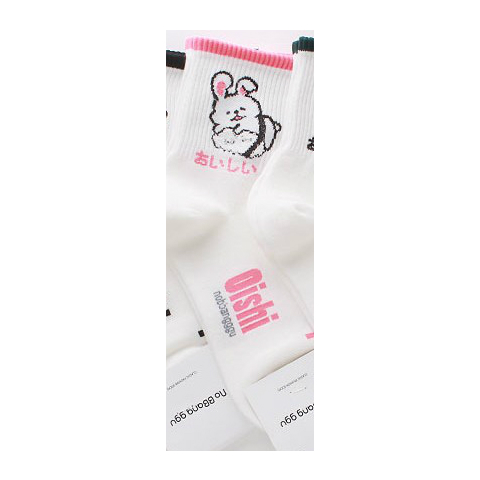 SJNJ034BB - Crew Socks (Rabbit)