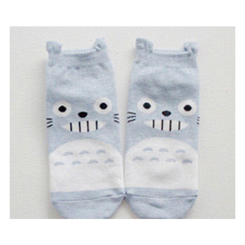 SJNJ069BB - Ankle Socks (Totoro Blue)