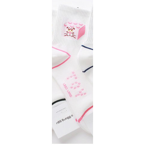 SJNJ073AA - Crew Socks (Pink Panther)