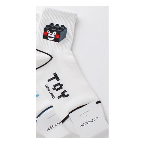 SJNJ073AB - Crew Socks (Kumamon)