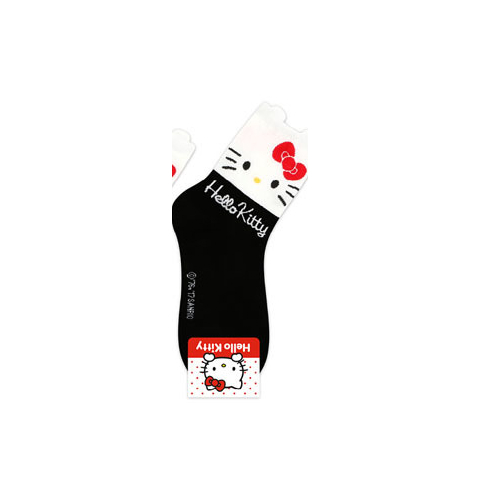 SLSK002C - Ankle Socks (Hello Kitty Black)