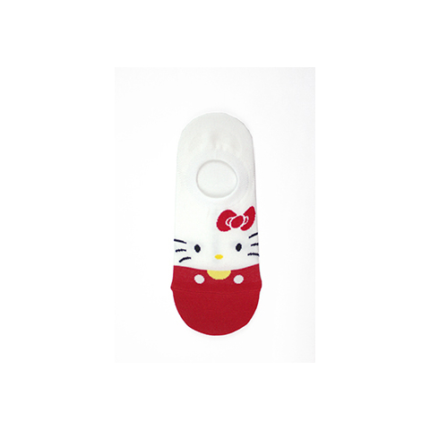 SLSW020B - Fake Socks (Hello Kitty Red)