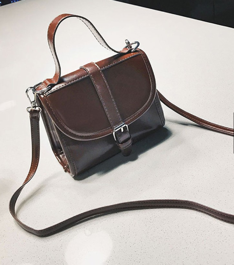 KW80227 Stylish Shoulder Bag Dark Brown