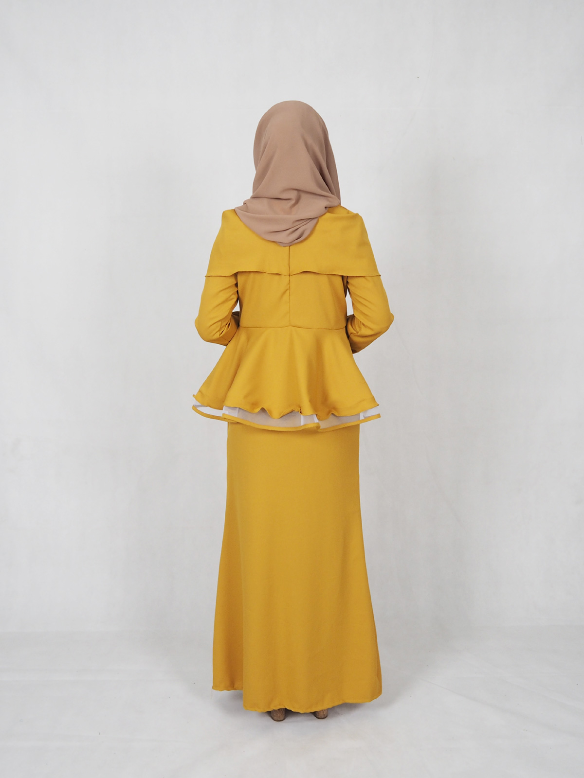 SW4833 Baju Kurung (PLUS SIZE) Mustard