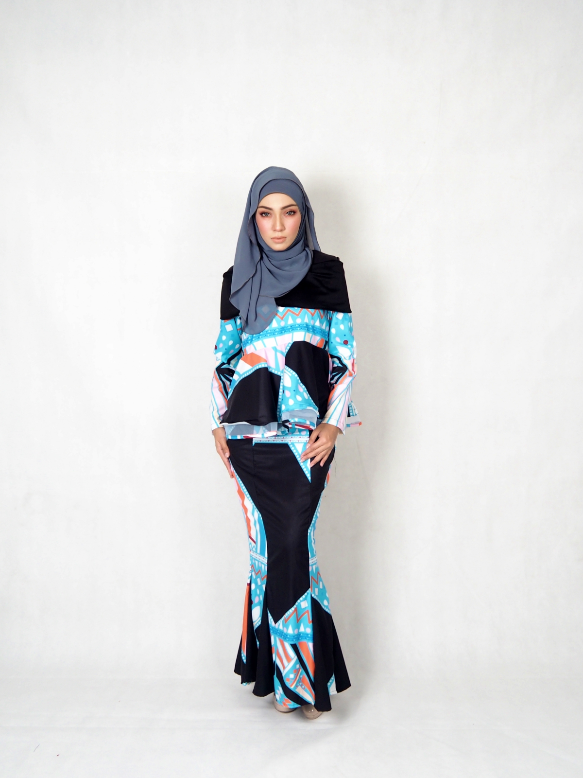 SW4837 Baju Kurung (Plus Size) As Pic