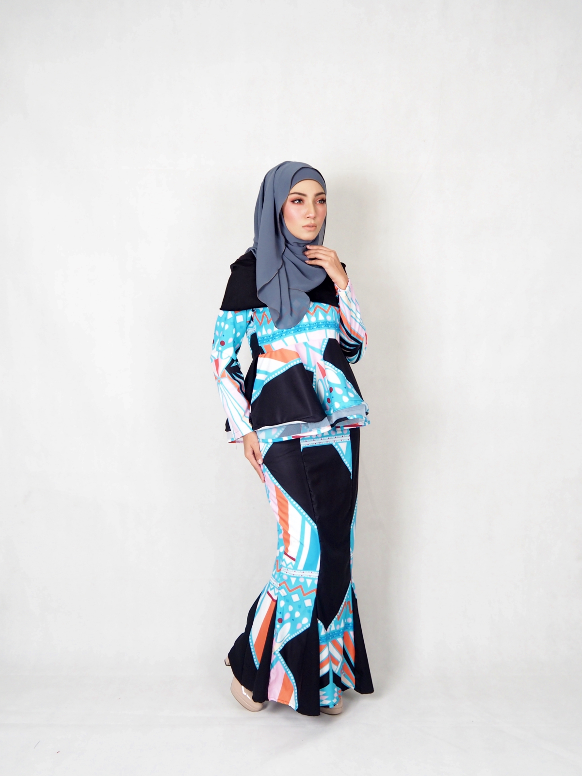 SW4837 Baju Kurung (Plus Size) As Pic