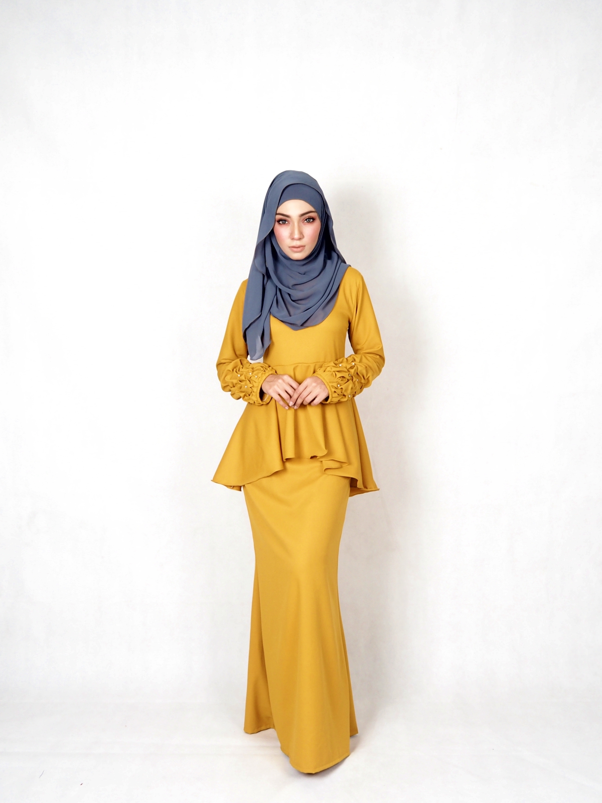 SW4838 Baju Kurung (Plus Size) Mustard