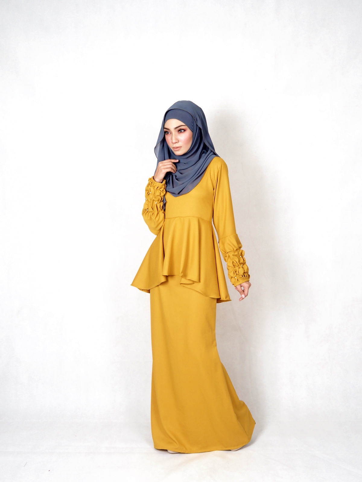SW4838 Baju Kurung (Plus Size) Mustard