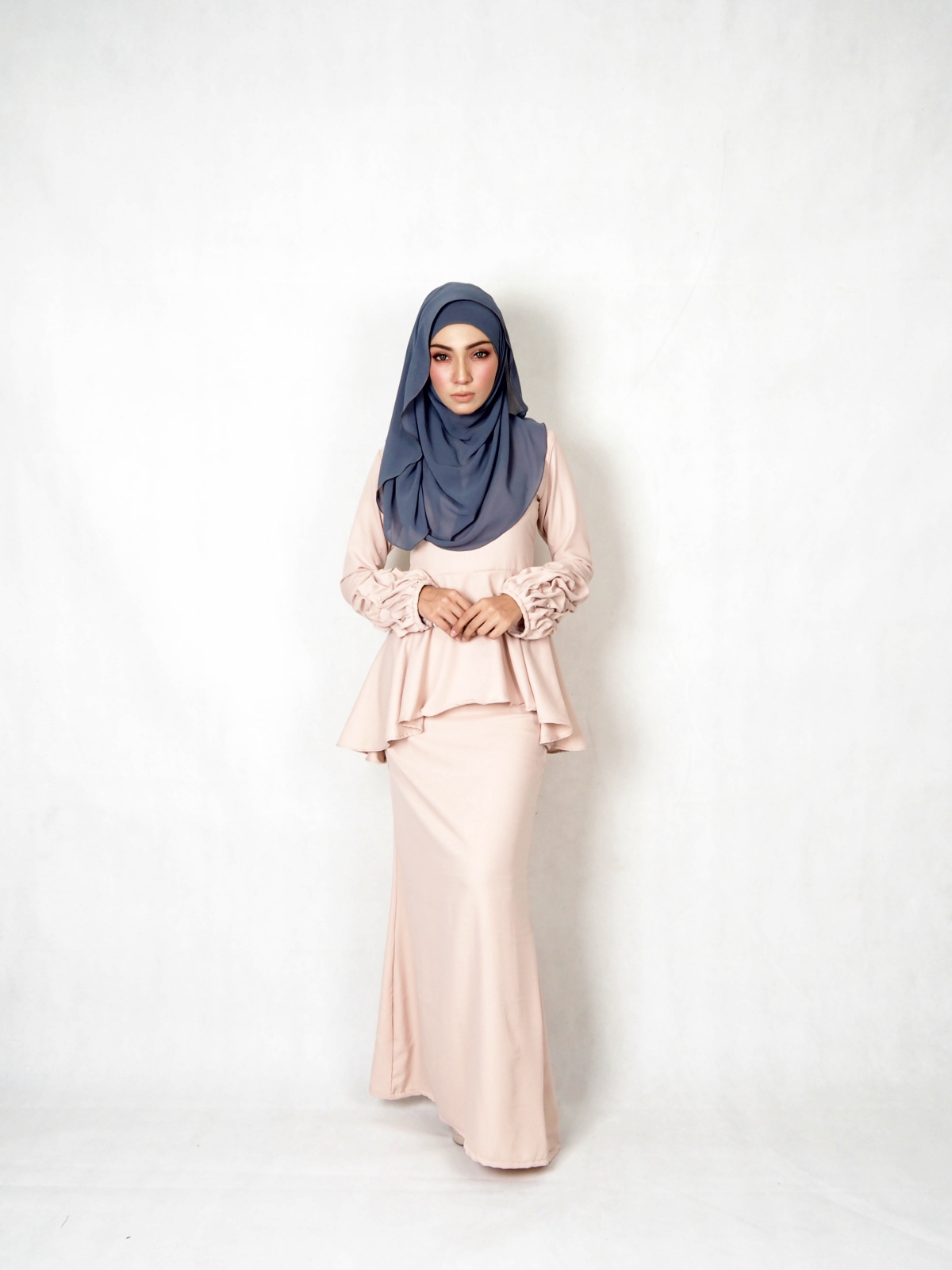 SW4840 Baju Kurung (Plus Size) Cream