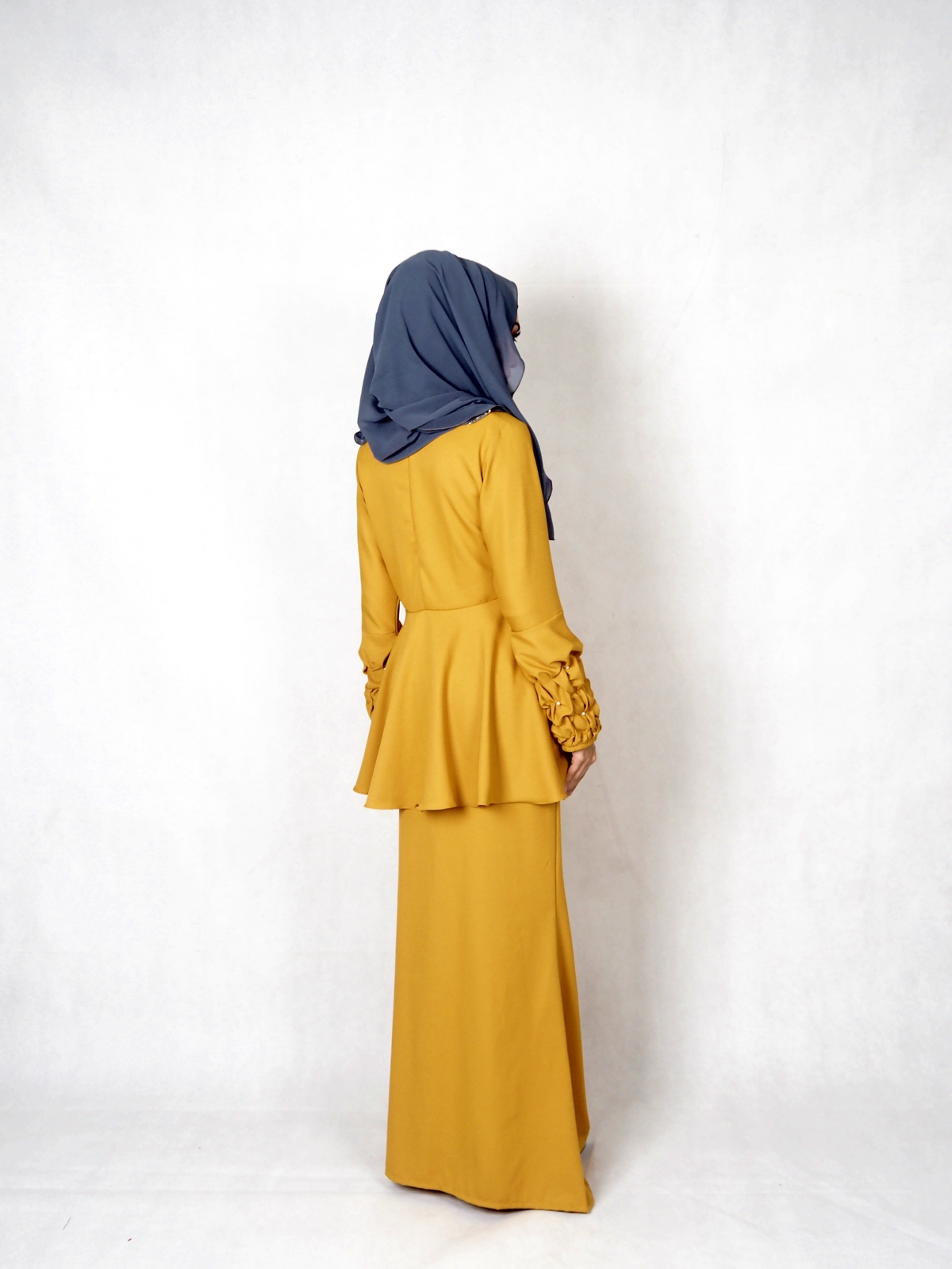 SW4840 Baju Kurung (Plus Size) Mustard