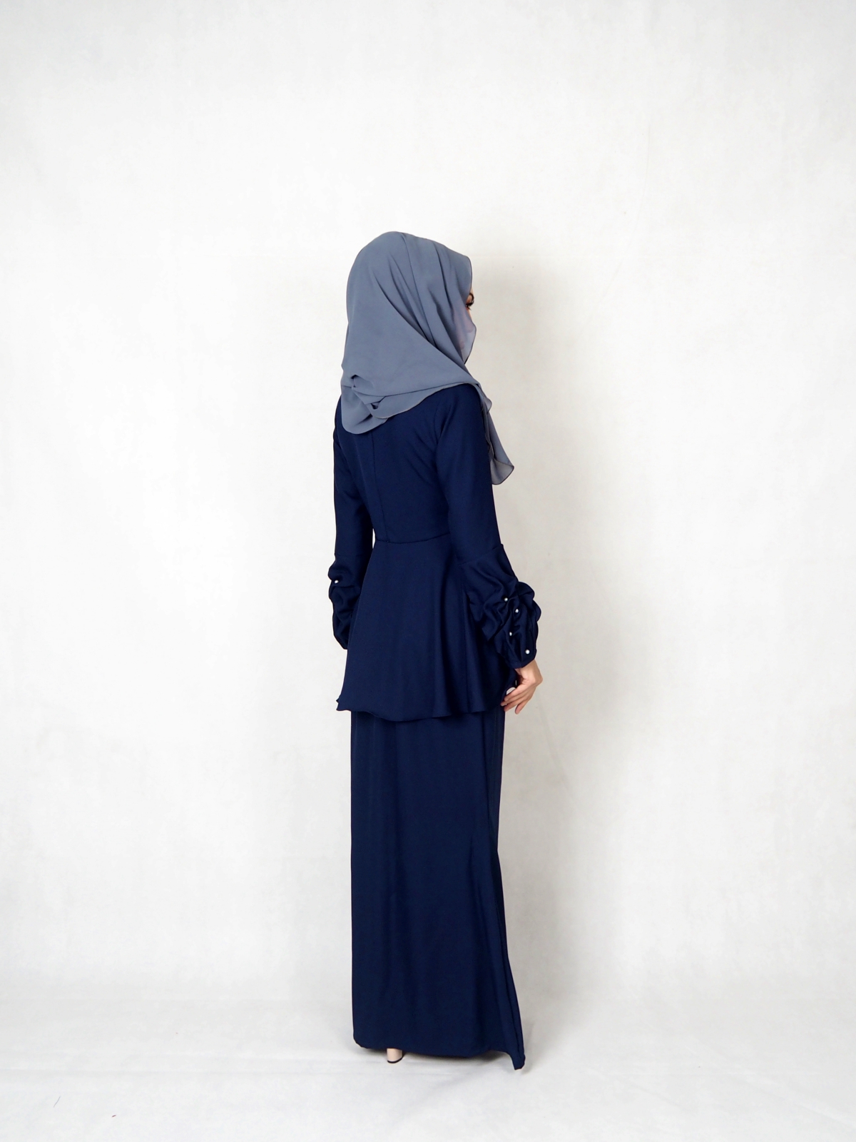 SW4840 Baju Kurung (Plus Size) Navy