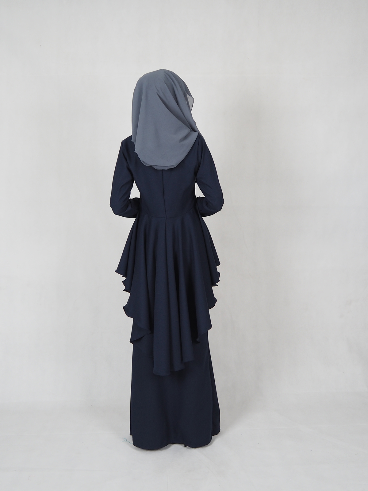 SW4841 Baju Kurung (Plus Size) Navy