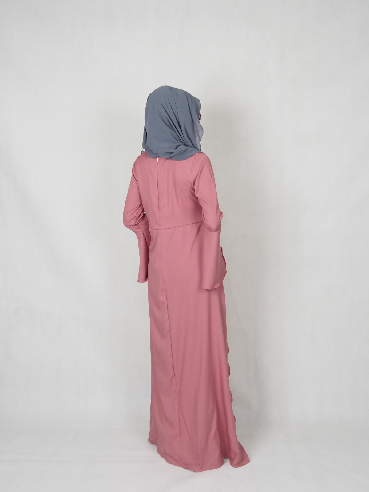 SW4846 Blouse & Pant (Plus Size) Dusty Pink