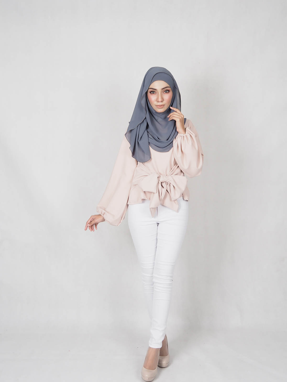 SW4847 Stylish Blouse (Plus Size) Cream