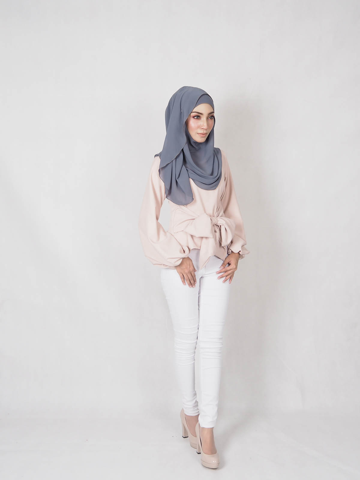 SW4847 Stylish Blouse (Plus Size) Cream
