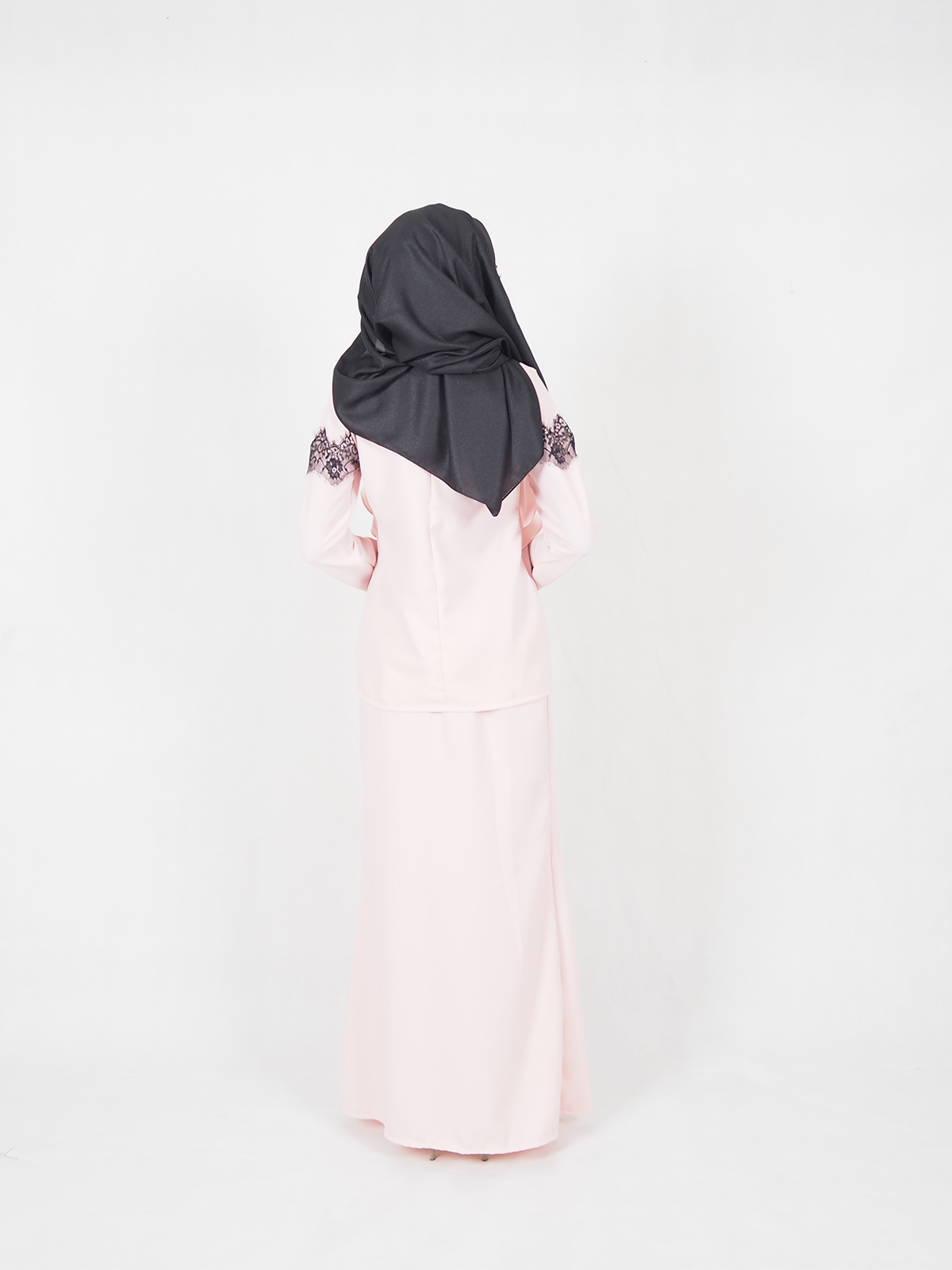 SW4850 Baju Kurung (Plus Size) Peach