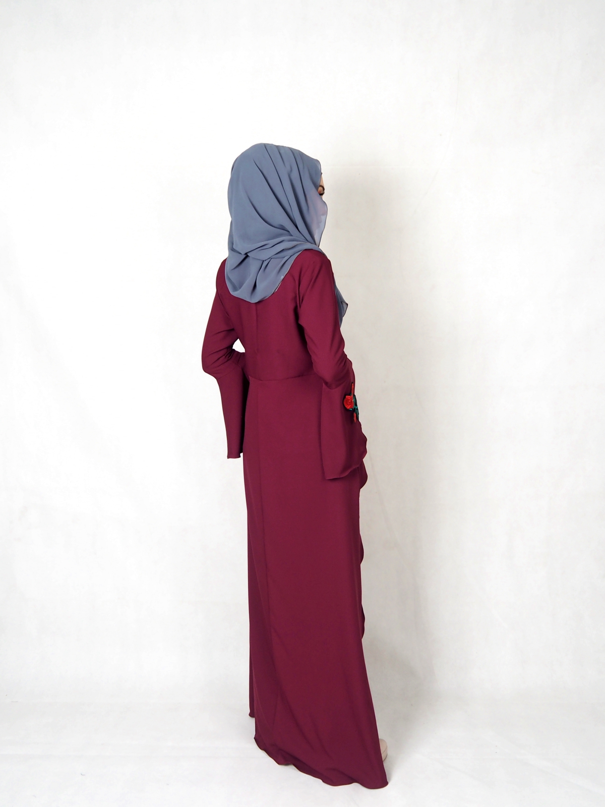 SW4853 Blouse & Pant (Plus Size) Maroon