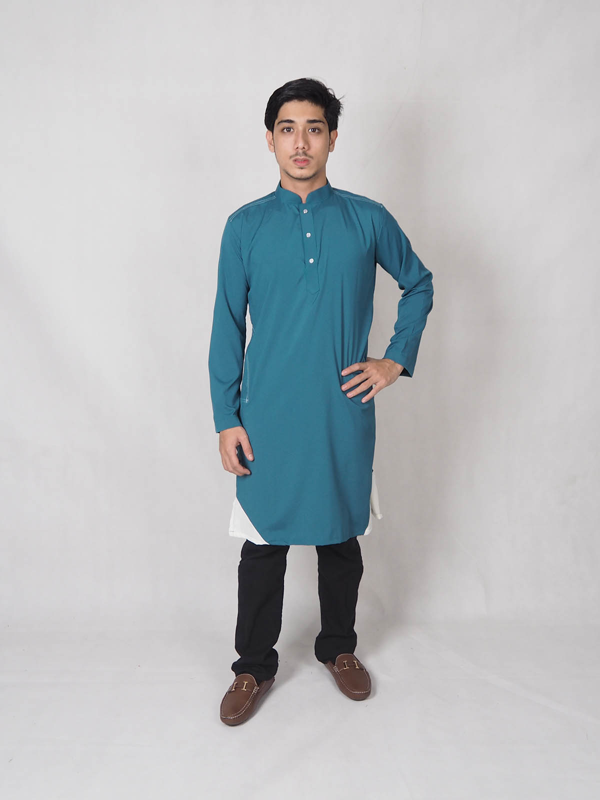 SW4860 Fashion Men Top (Plus Size) Green