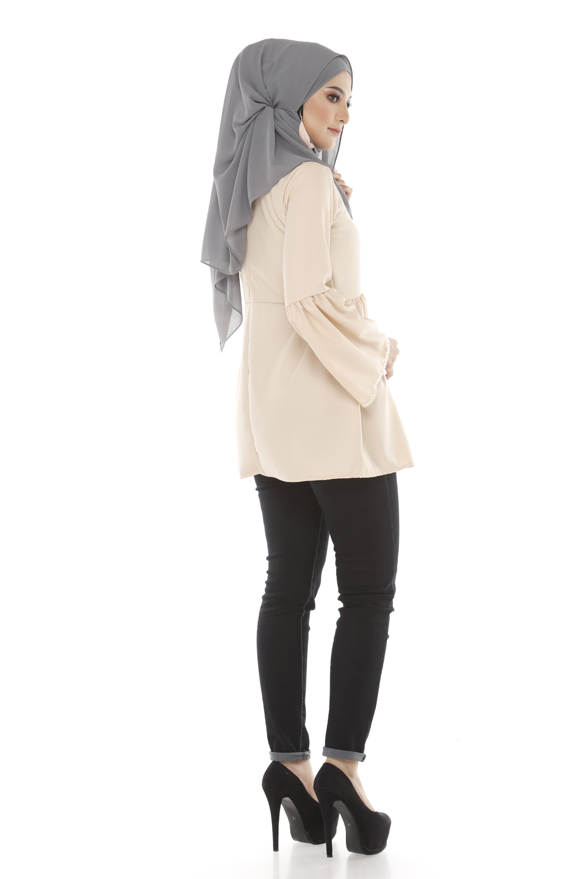 SW4864 Fashion Blouse (Plus Size) Cream