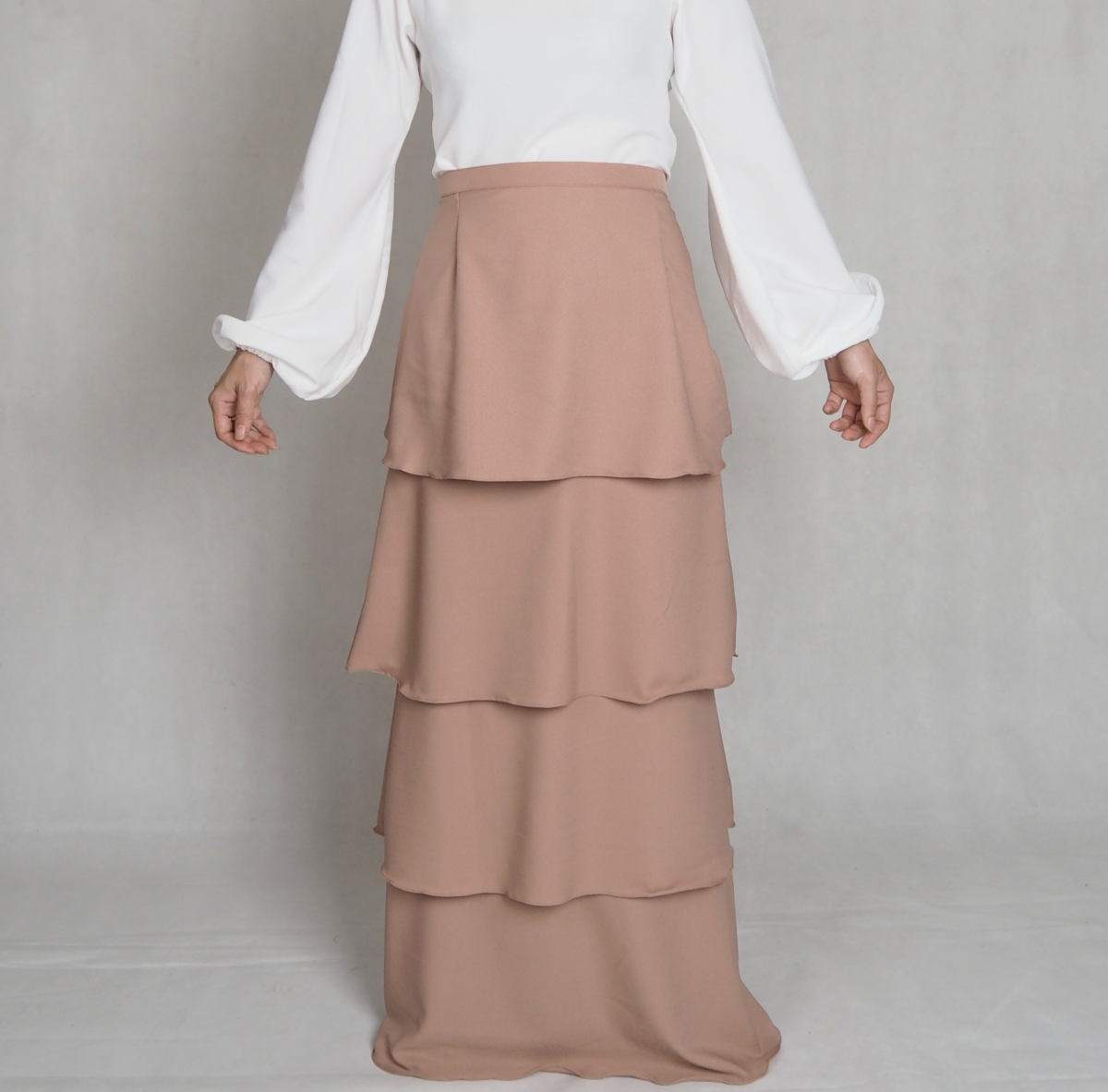 SW4868 Fashion Skirt (Plus Size) Dark Brown