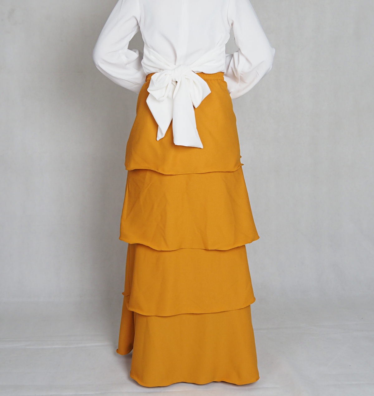 SW4868 Fashion Skirt (Plus Size) Mustard