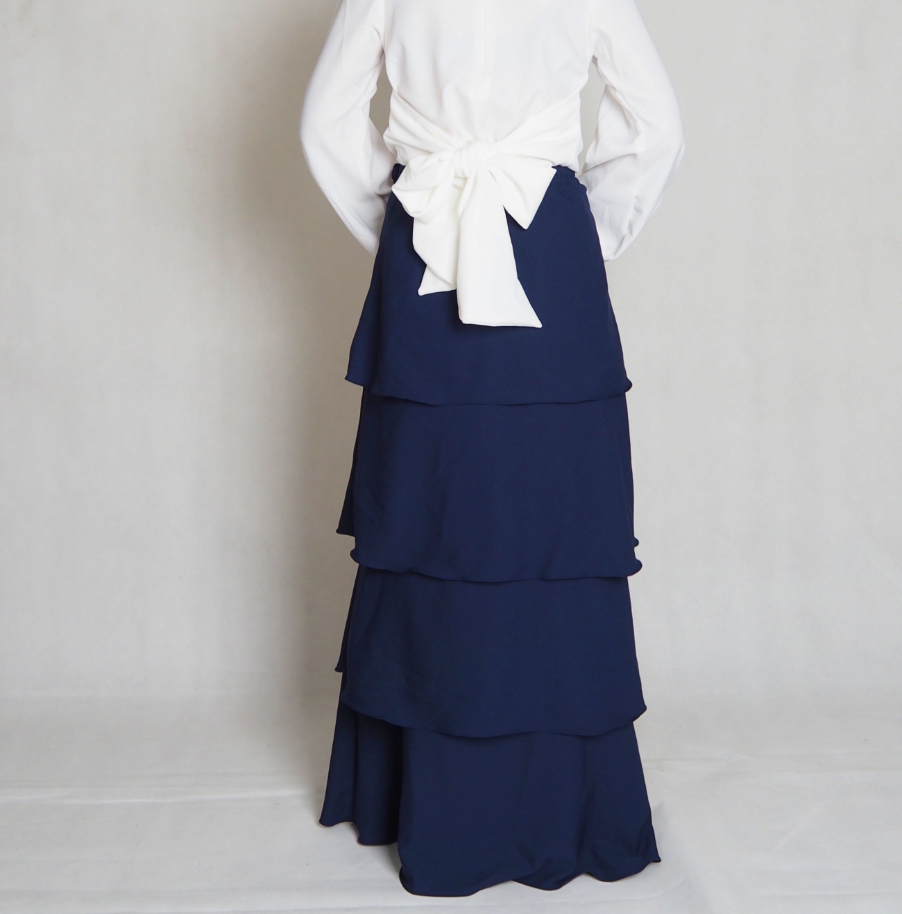 SW4868 Fashion Skirt (Plus Size) Navy