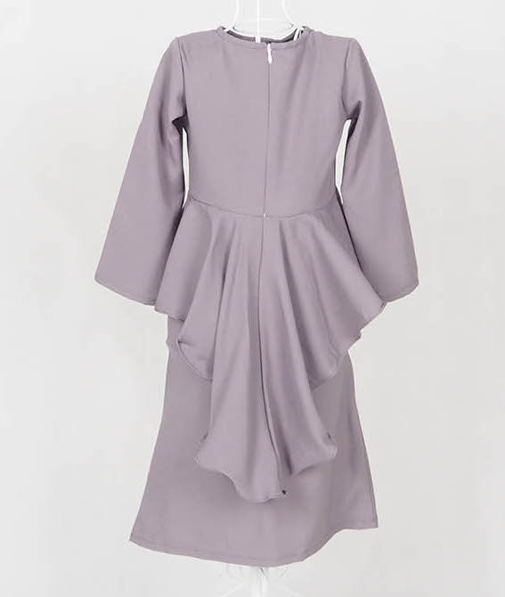 SW4871 Baju Kurung Kids Grey