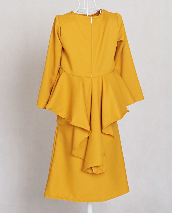 SW4871 Baju Kurung Kids Mustard