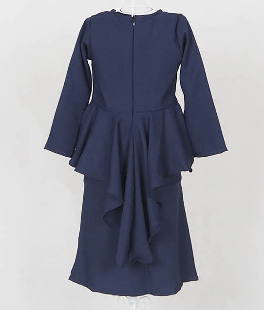 SW4871 Baju Kurung Kids Navy