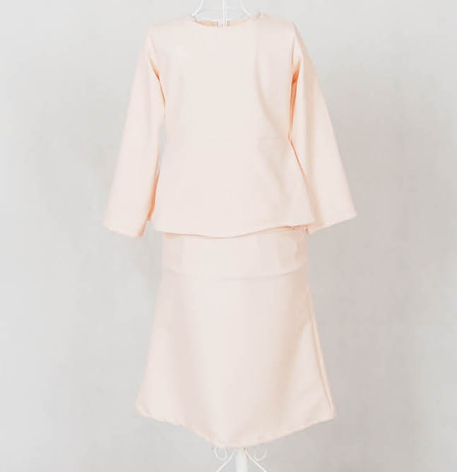SW4871 Baju Kurung Kids Peach