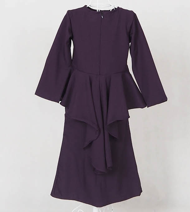 SW4871 Baju Kurung Kids Purple