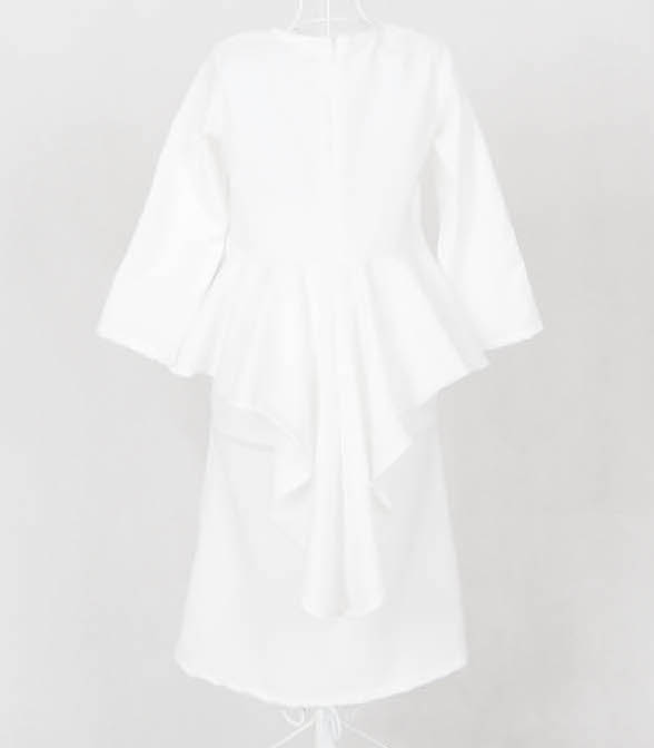 SW4871 Baju Kurung Kids White