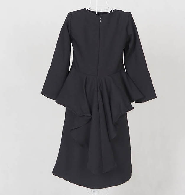 SW4872 Baju Kurung Kids Black