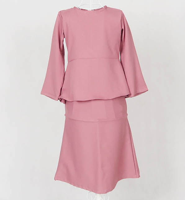 SW4872 Baju Kurung Kids Pink