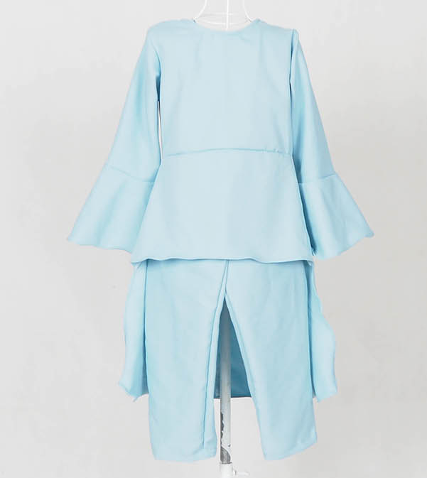 SW4875 Blouse & Pant Kids Light Blue