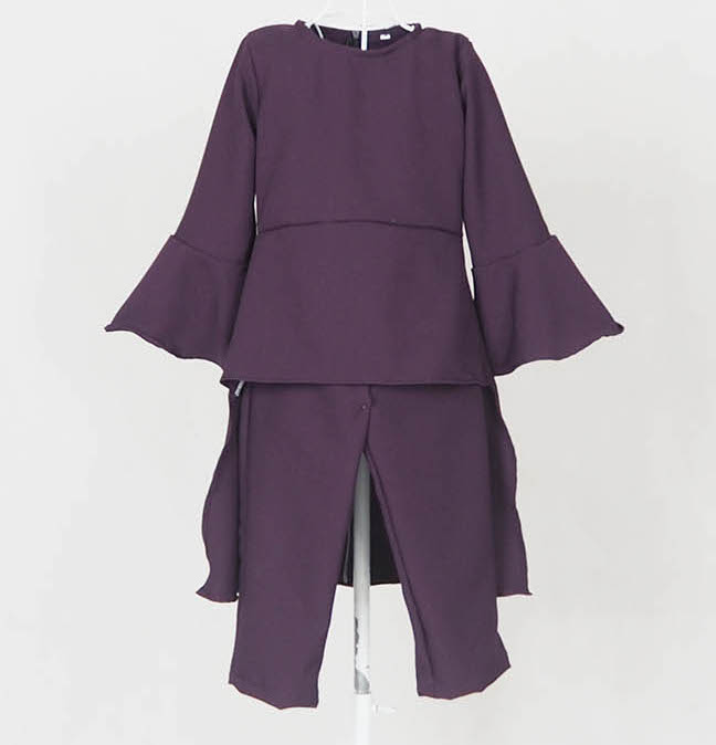 SW4875 Blouse & Pant Kids Purple