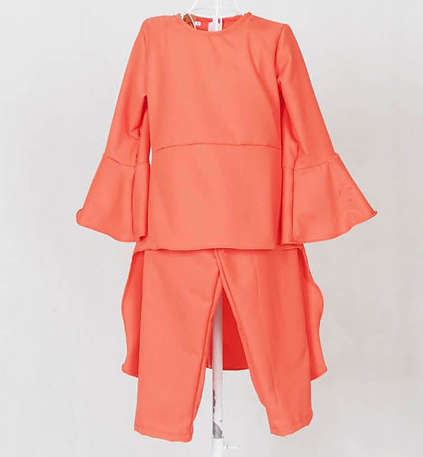 SW4876 Blouse & Pant Kids Orange