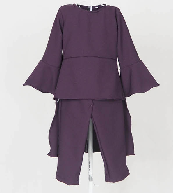 SW4876 Blouse & Pant Kids Purple